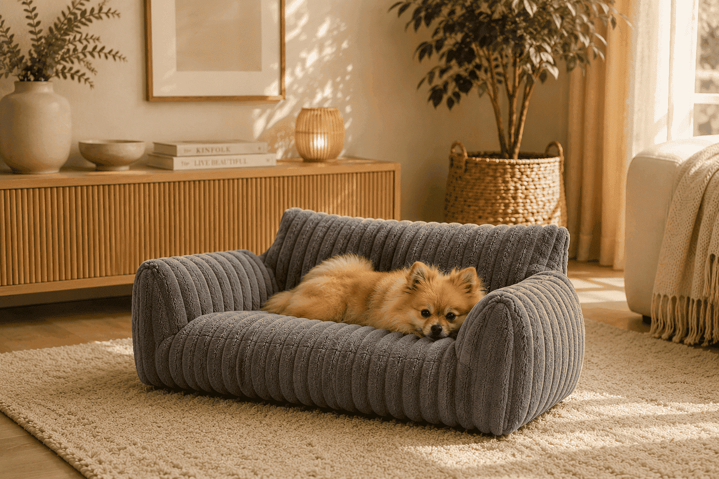 Lumaloo CozyNest - Orthopädisches Haustiersofa