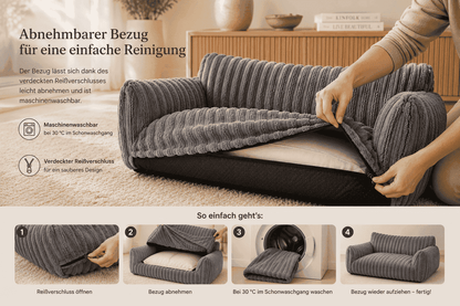 Lumaloo CozyNest - Orthopädisches Haustiersofa